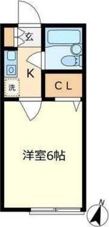 ヴィレッヂカメリアの物件間取画像